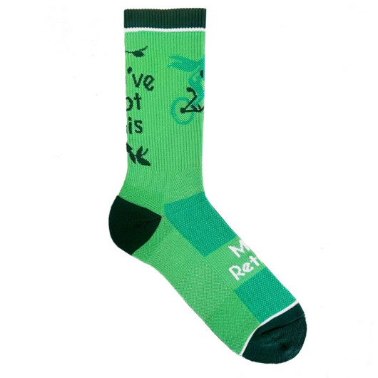 Running Socks Green